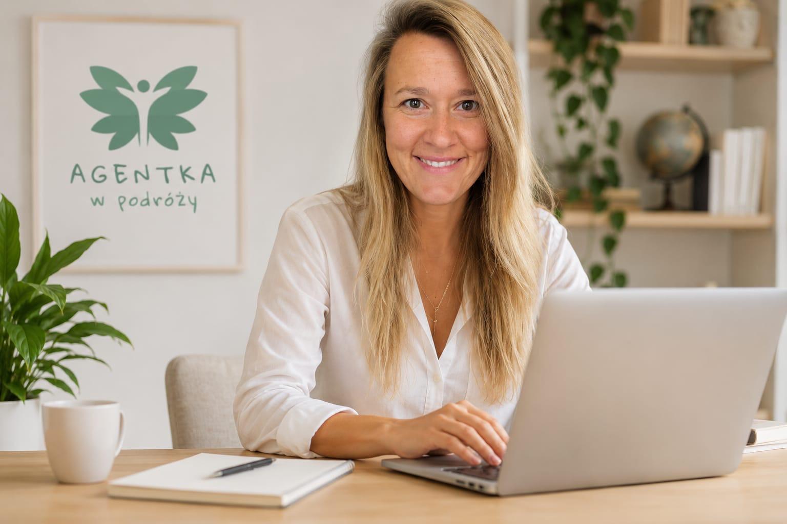 Ewelina — Agentka w Podróży przy biurku